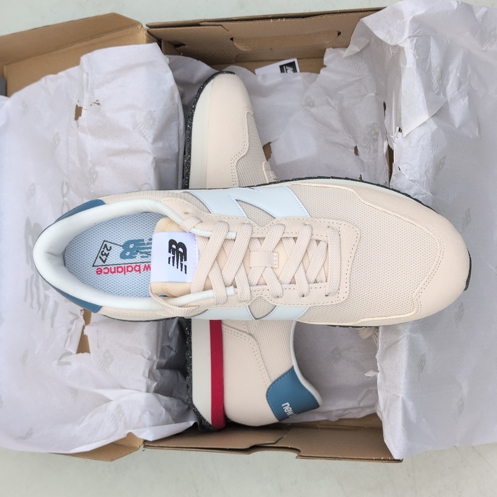 New Balance 237 - Beige White Linen - Men Size 10.5 ( MS237VJ ) - Picture 3 of 8